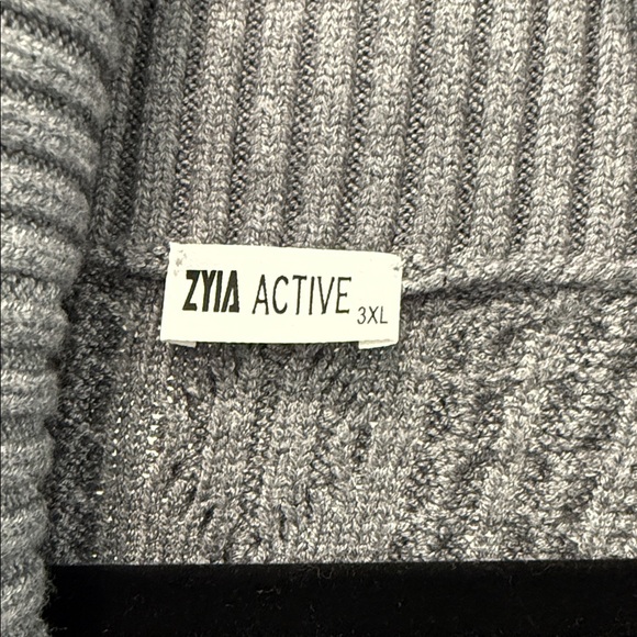 Chic Gray Open Front Cardigan - Picture 2 of 5